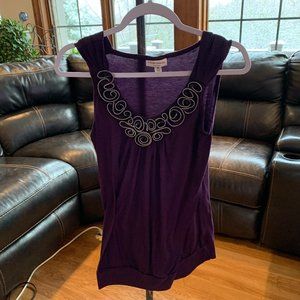 Liz Lange Maternity for Targe Plum Colored Sleeveless Tank Shirt - Women's XS